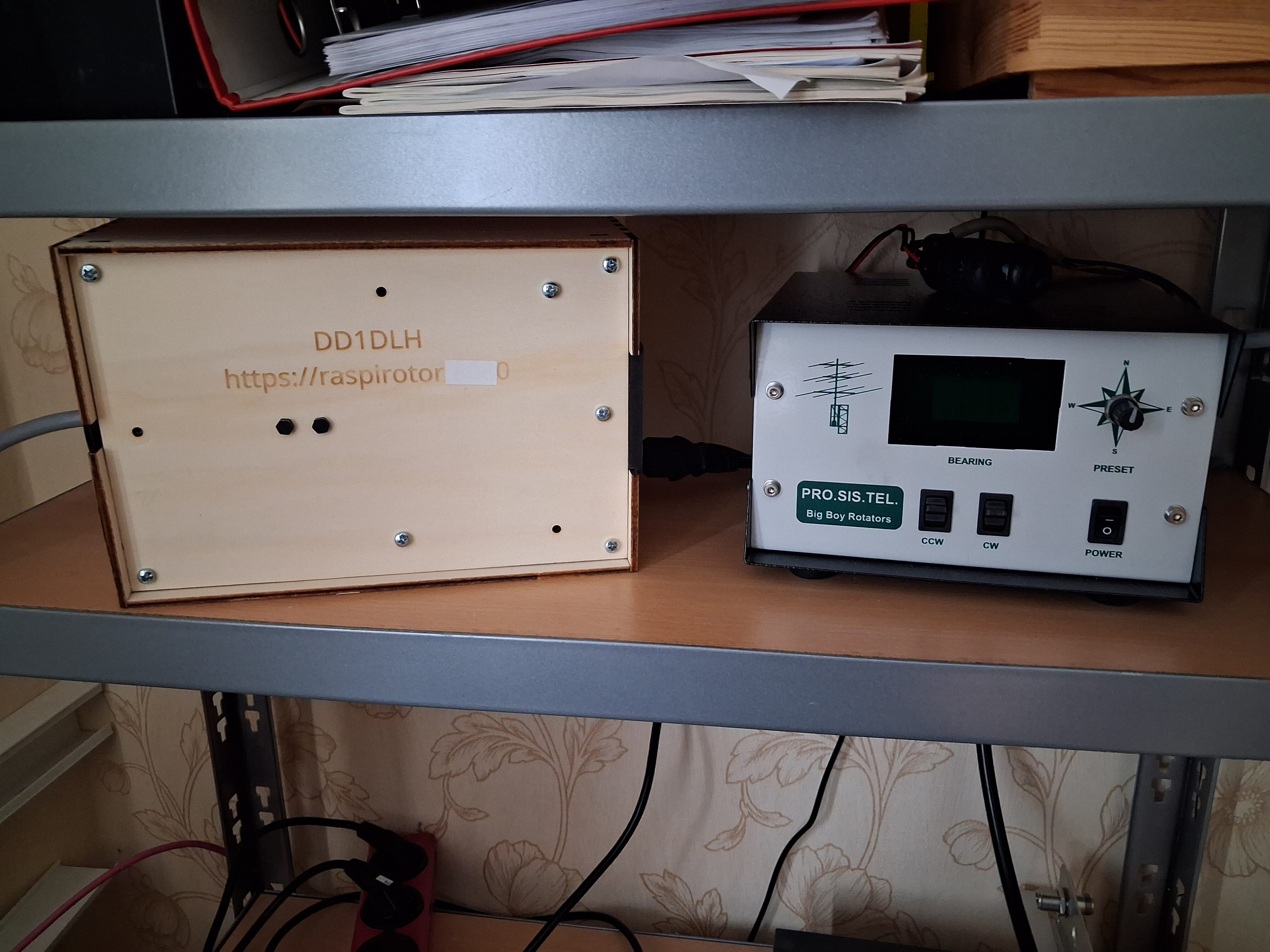 Rasperry Pi Zero W steuert Antennenrotor