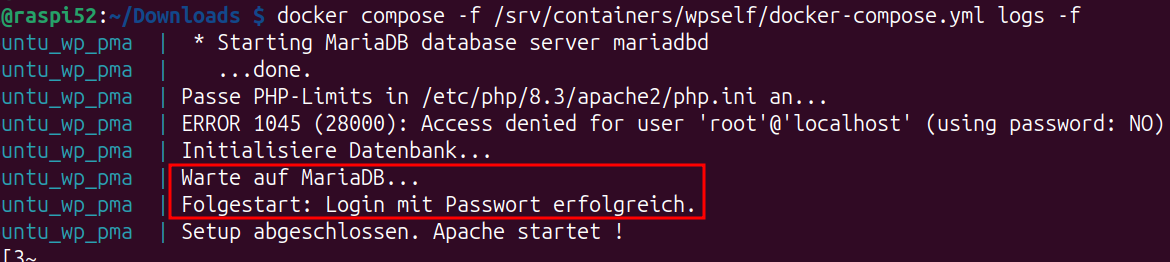 Hardcopy Log Docker Compose